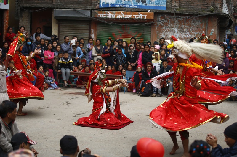 काठमाडौंमा आज भैरव जात्रा मनाइदै